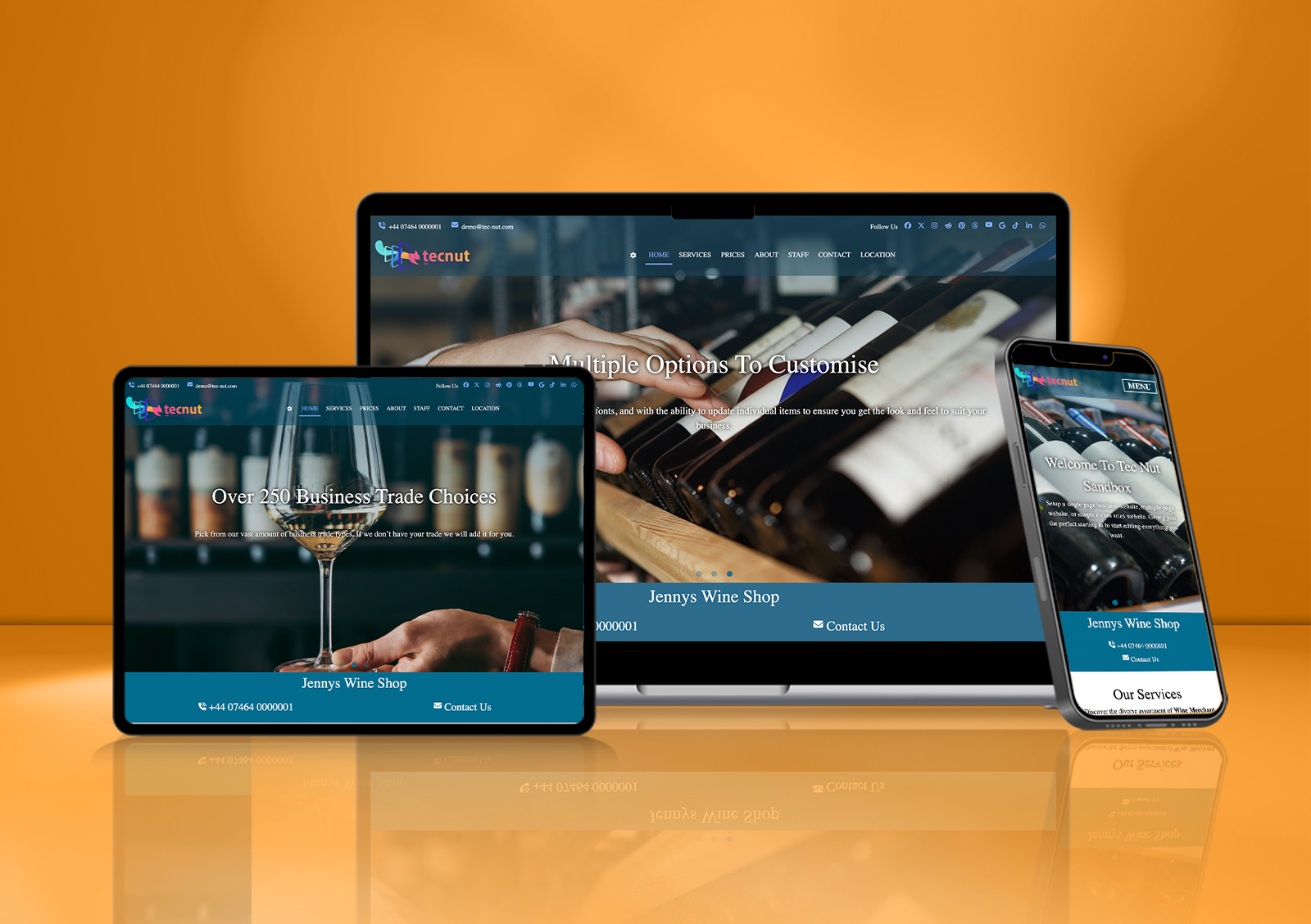 Responsive Design — websites for small business that look great on every device