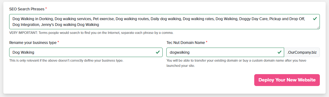 Image for our 3 easy steps new domain