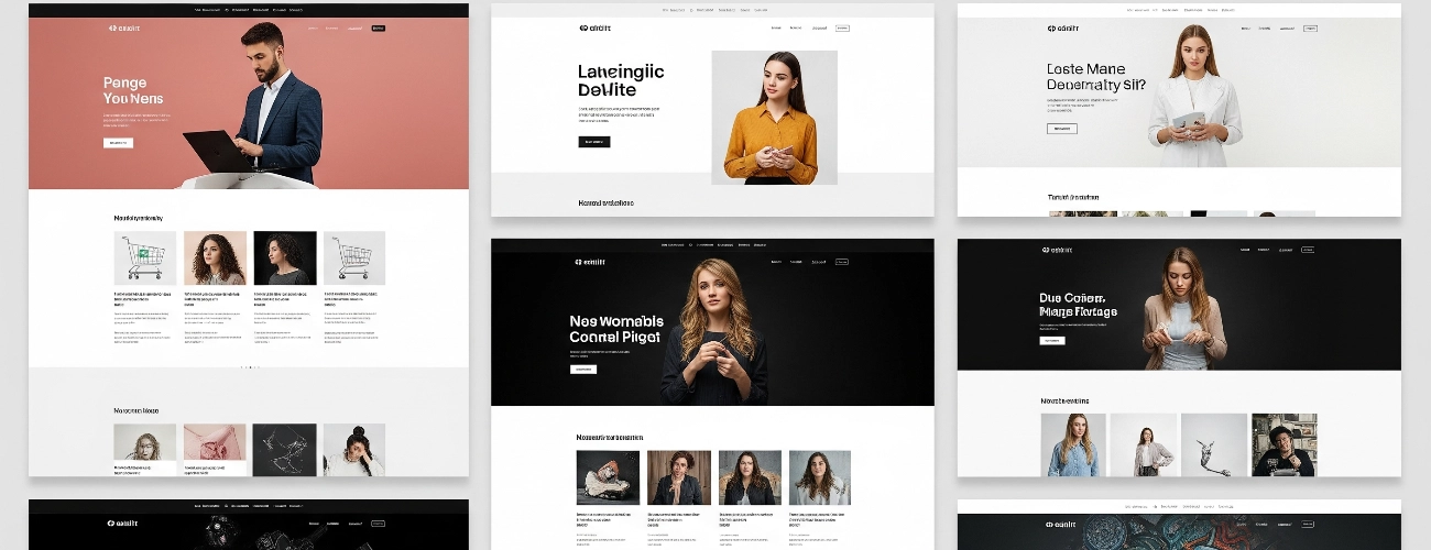Image for How To Pick A Website Builder In 2025 - Get a new company website with: example for website, Company Websites, small company website, building a small business website, website builder, cool website designs, build a website, web design for small businesses, best small business websites, Square Space Website, WordPress