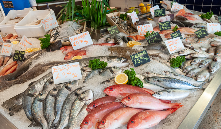 Image of Prices, London Fishmonger focusing on Prices List in the Dorking area.